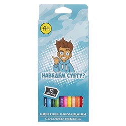 Карандаши 12цв Влад А4 ЕСО Хатбер CS_073269/12/Россия