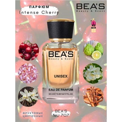 Beas U707 Montale Intense Cherry edp 50 ml, Парфюм унисекс Beas U707 создан по мотивам аромата Montale Intense Cherry