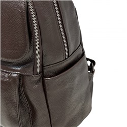 Рюкзак женский, кожа,  MIRONPAN  85461 Коричневый