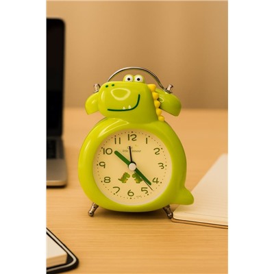 Часы-будильник «Dino», light green (6,3х11,2 см)