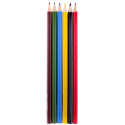 Карандаши цветные Koh-I-Noor "Животные", 06цв., заточен., картон, европодвес