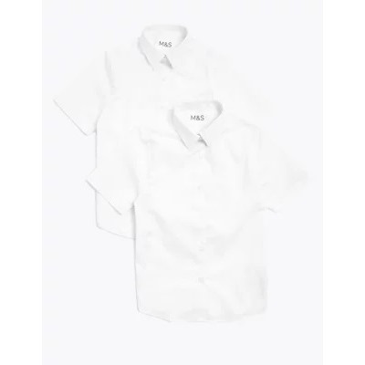 2pk Girls' Skinny Fit School Shirts (2-18 Yrs)