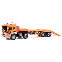 Машина "Эвакуатор" с грейдером ( свет, звук) в коробке