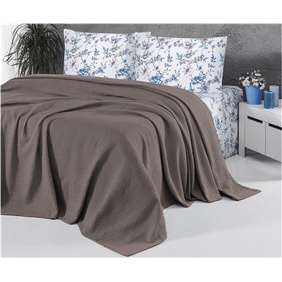 2 сп. Летнее Постельное Белье с Вафельным Покрывалом 230x250 см DELUXE PİKE TAKIMLARI - First Choice