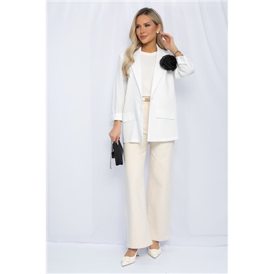 Пиджак льняной Мэрлин (белый) Б13254-7М