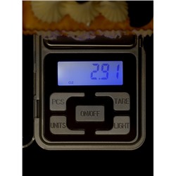 Весы Luazon LVU-01, портативные, электронные, до 500 г, серые