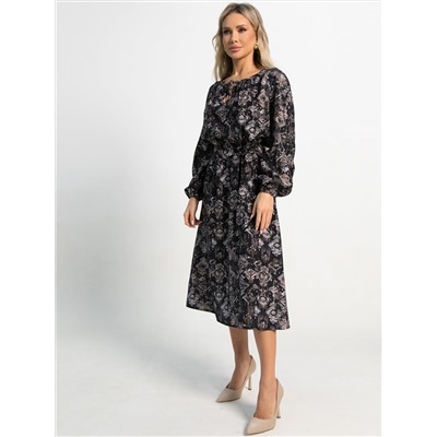 Платье Аура (черное) П15385-10М