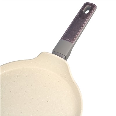 СКОВОРОДА БЛИННАЯ С АНТИПРИГАРНЫМ ПОКРЫТИЕМ PFLUON MARBLE, 22*4,3 СМ