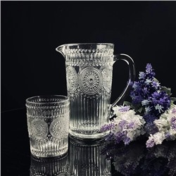 589-093 Набор графин 1000мл и 6 стаканов 310мл в под.уп.(х6)Стекло