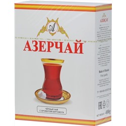 Azercay. Черный с бергамотом 400 гр. карт.пачка