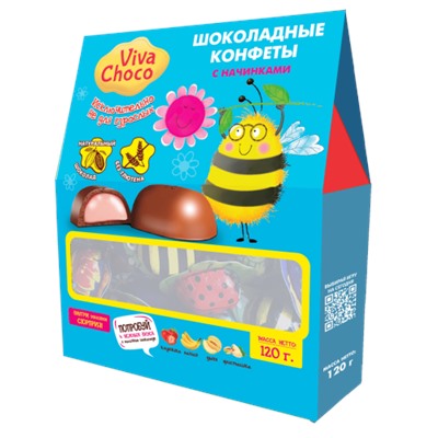 Набор конфет Happy day Ассорти 120г/Ванюшкины сладости