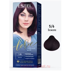 ESTEL Love Стойкая Крем-краска для волос тон 5/6 Божоле