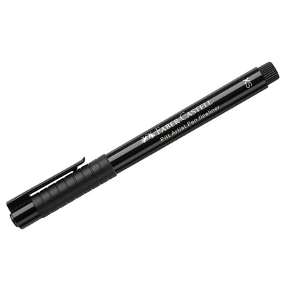 Ручка капиллярная Faber-Castell "Pitt Artist Pen Fineliner XS" цвет 199 черный, XS=0,1мм, игольчатый пишущий узел