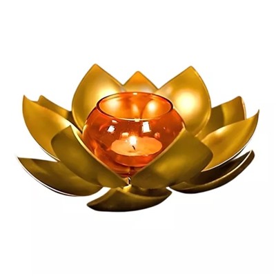 Подсвечник Лотос, Lotus Tealight Holder, произв. The Purple Tree