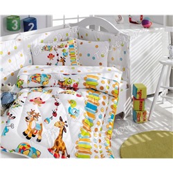 Детский Комплект Постельного белья Bebek Ranforce Uyku Seti Oyun Bahcesi - cotton box