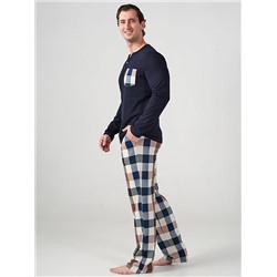 Мужская пижама "Горец" 1097-К / Темно-синий