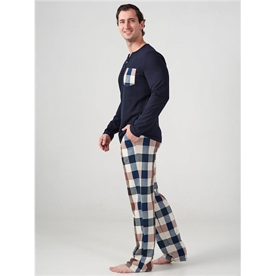 Мужская пижама "Горец" 1097-К / Темно-синий