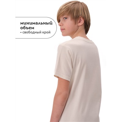 Футболка для мальчиков Молочный(28)