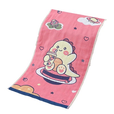 Gauze cartoon children's sweat towel, wholesale