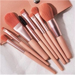 Набор кистей для макияжа 8 шт. pink