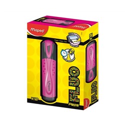 Текстовыделитель MAPED (Франция) "Fluo Pep's Classic", РОЗОВЫЙ, линия 1-5 мм, 742536