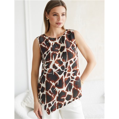 Топ из вискозы с лиоцеллом