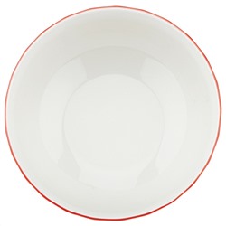 "Зайки" Салатник фарфоровый 2л, д20,4х9,5см, с деколью, отводка (Китай)