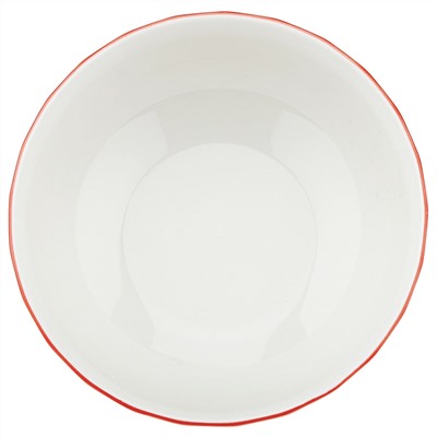 "Зайки" Салатник фарфоровый 2л, д20,4х9,5см, с деколью, отводка (Китай)