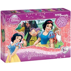Кубики Step Puzzle "Disney. Белоснежка", 12шт.
