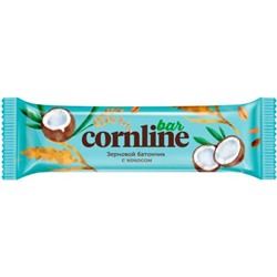 Батончик Cornline зерновой с кокосом 30 г (упаковка 18 шт) /КДВ (товар продается упаковкой)