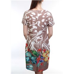 P307 BROWN Платье женское (100% полиэстер)