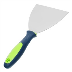 Шпательная лопатка из нержавеющей стали, 120 мм, двухкомпонентная ручка Сибртех