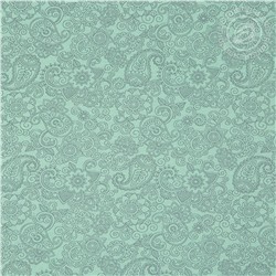 Простыня трикотажная на резинке Ажур зелёный Арт Дизайн