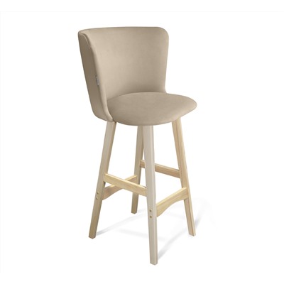 Стул барный SHT-ST36/S65
                        ванильный лак / прозрачный лак