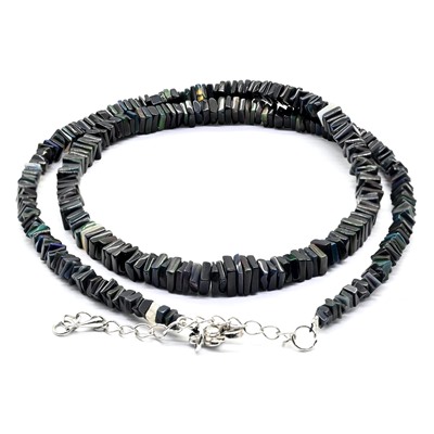 Бусы из Опала квадрат 4-6мм на увеличение, 46см, 11,6г