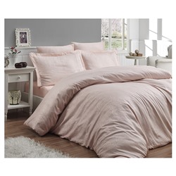 Сатиновое Постельное Белье Евро 2 сп. JACQUARD SATEN First Choice