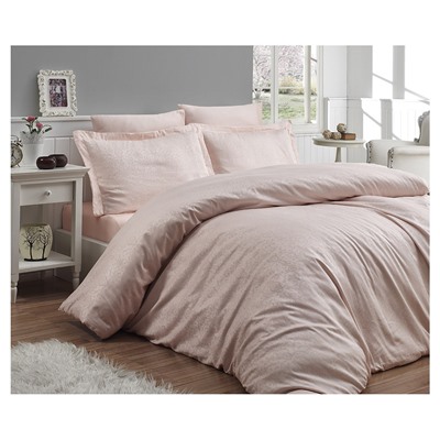 Сатиновое Постельное Белье Евро 2 сп. JACQUARD SATEN First Choice