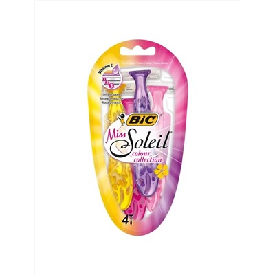Bic Miss Soleil Станки д/бритья одноразовые женский 4шт