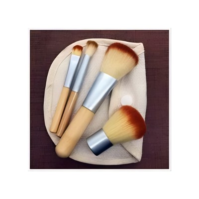 2518 Кисти для макияжа из бамбука 4 шт.