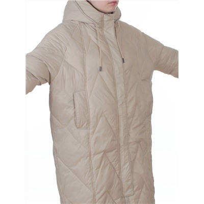 3080 BEIGE Пуховик женский (утиный пух)