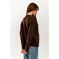 4103 КОРИЧНЕВЫЙ СВИТЕР01735246718