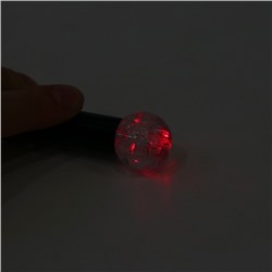 Лазерная указка, с карабином, 2 LED, 4 режима, 8.5 х 2 см, черная