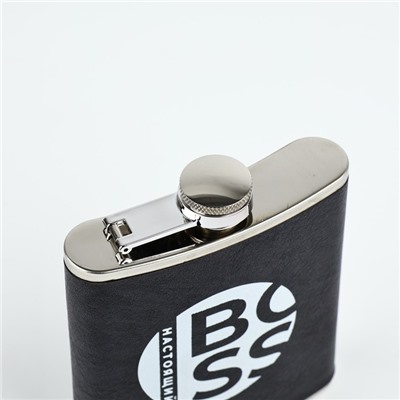 Фляжка «Настоящий BOSS», 210 мл