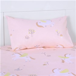 Детское постельное бельё "Крошка Я" Baby unicorn 112*143 см, 60*120+20 см, 40*60 см, бязь 125 г/м2, хл 100%