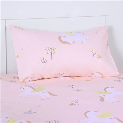 Детское постельное бельё "Крошка Я" Baby unicorn 112*143 см, 60*120+20 см, 40*60 см, бязь 125 г/м2, хл 100%