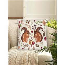 Сказочный лес Белочки Наволочка 45х45 см 2102445 New