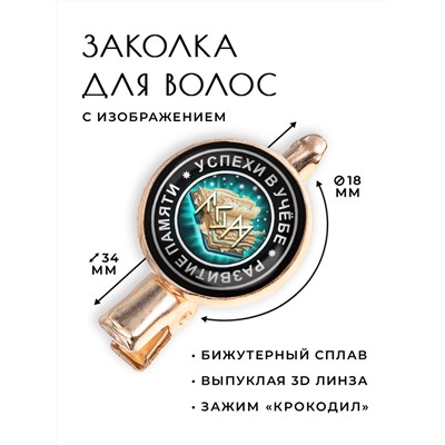 HZF-0059 Заколка Успехи в учёбе и развитие памяти