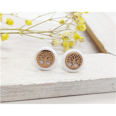 Серьги с керамикой