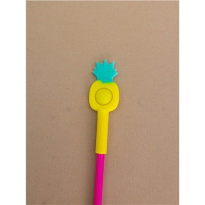 Ручка-прикол гелевая POP IT "Ананасик"