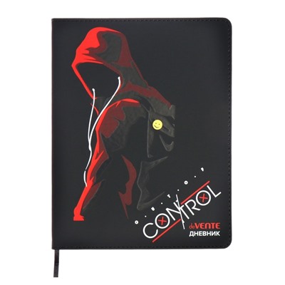Дневник школьный для 1-11 классов Out of Control, интегральная обложка, искусственная кожа, шелкография, ляссе, 80 г/м²